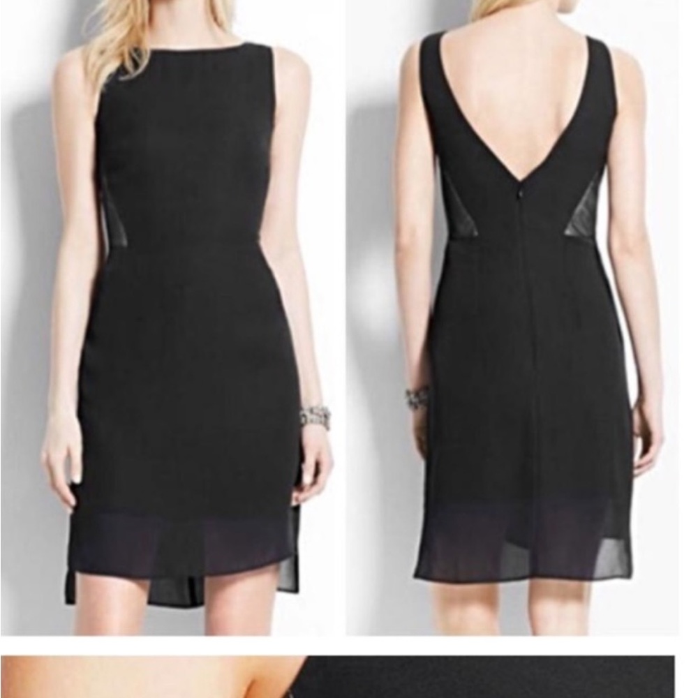 Kate Hudson for Anne Taylor Black Sleeveless Dress Sheath size 4 New NWT